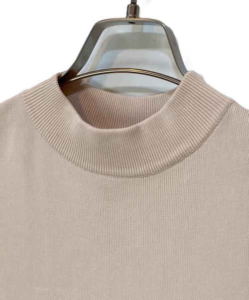 Diagram（ダイアグラム）Diagram (ダイアグラム) ヘムフリルノースリーブ ノースリーブニット ベージュ サイズ:36の古着・服飾アイテム