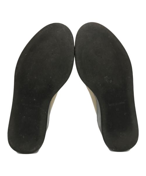 CLANE（クラネ）CLANE (クラネ) VOLUME SOLE SHOES 厚底レザーシューズ ベージュ×ブラック サイズ:37の古着・服飾アイテム