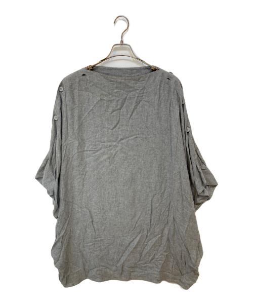 MM6 Maison Margiela（エムエムシックスメゾンマルジェラ）MM6 Maison Margiela (エムエムシックスメゾンマルジェラ) カットソーワンピース グレー サイズ:42の古着・服飾アイテム