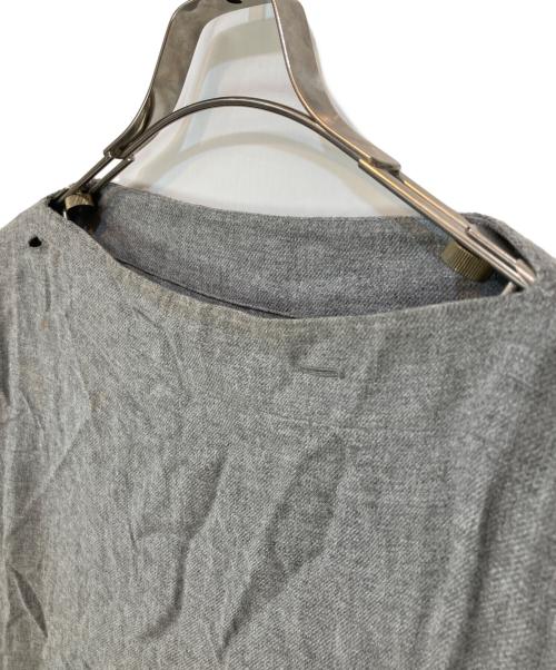 MM6 Maison Margiela（エムエムシックスメゾンマルジェラ）MM6 Maison Margiela (エムエムシックスメゾンマルジェラ) カットソーワンピース グレー サイズ:42の古着・服飾アイテム