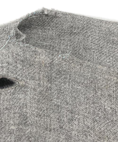 MM6 Maison Margiela（エムエムシックスメゾンマルジェラ）MM6 Maison Margiela (エムエムシックスメゾンマルジェラ) カットソーワンピース グレー サイズ:42の古着・服飾アイテム