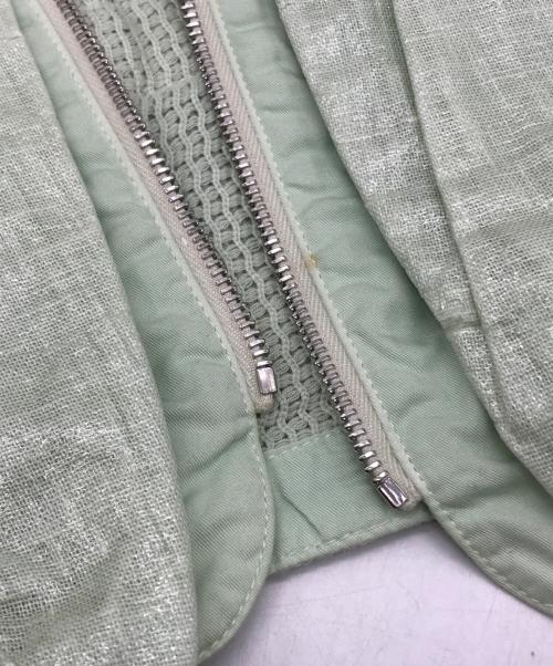 STONE ISLAND SHADOW PROJECT（ストーンアイランド シャドウプロジェクト）STONE ISLAND SHADOW PROJECT (ストーンアイランド シャドウプロジェクト) UTILITY VEST CHAPTER 2 GLASS LINEN ベージュ サイズ:Lの古着・服飾アイテム