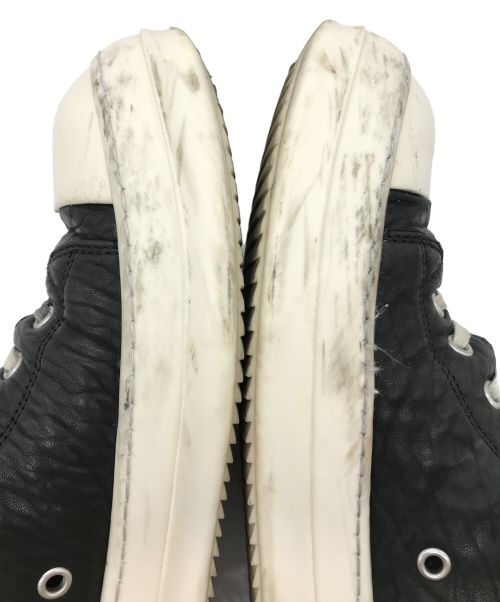 RICK OWENS（リックオウエンス）RICK OWENS (リックオウエンス) RAMONES LOW レザーローカットスニーカー ブラック サイズ:41の古着・服飾アイテム