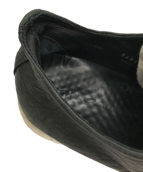 RICK OWENS（リックオウエンス）RICK OWENS (リックオウエンス) RAMONES LOW レザーローカットスニーカー ブラック サイズ:41の古着・服飾アイテム