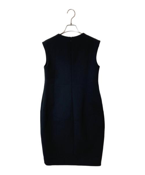 YOKO CHAN（ヨーコチャン）YOKO CHAN (ヨーコチャン) Bijou Slit-line Dress  ノースリーブワンピース ブラック サイズ:38の古着・服飾アイテム