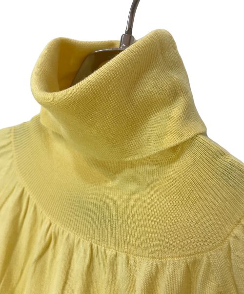 DRAWER（ドゥロワー）DRAWER (ドゥロワー) タートルネックニット イエロー サイズ:-の古着・服飾アイテム