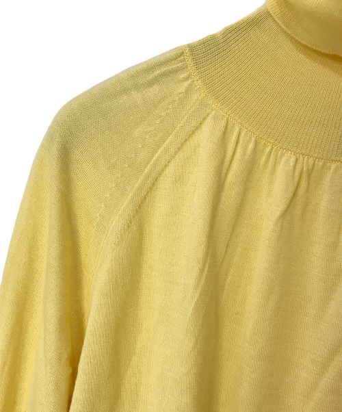 DRAWER（ドゥロワー）DRAWER (ドゥロワー) タートルネックニット イエロー サイズ:-の古着・服飾アイテム
