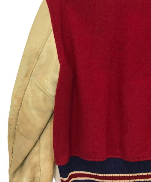 Whiting（ホワイティング）Whiting (ホワイティング) 60s スタジャン レッド サイズ:40の古着・服飾アイテム