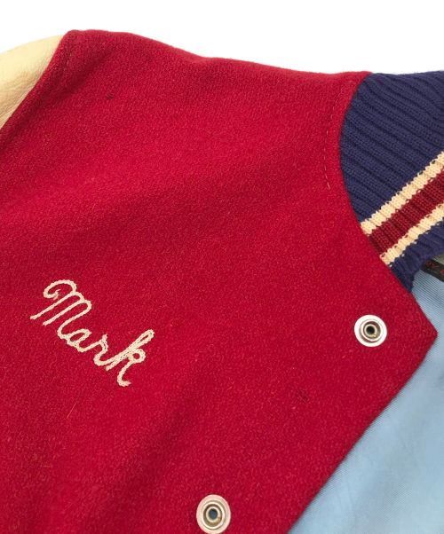 Whiting（ホワイティング）Whiting (ホワイティング) 60s スタジャン レッド サイズ:40の古着・服飾アイテム