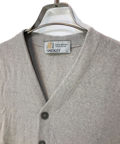 JOHN SMEDLEY（ジョンスメドレー）JOHN SMEDLEY (ジョンスメドレー) ニットカーディガン グレー サイズ:Sの古着・服飾アイテム