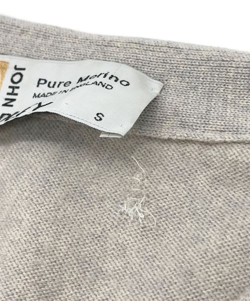JOHN SMEDLEY（ジョンスメドレー）JOHN SMEDLEY (ジョンスメドレー) ニットカーディガン グレー サイズ:Sの古着・服飾アイテム