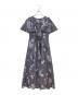 MERCURY DUO (マーキュリーデュオ) フレアースリーブフラワーワンピース グレー サイズ:S：6000円