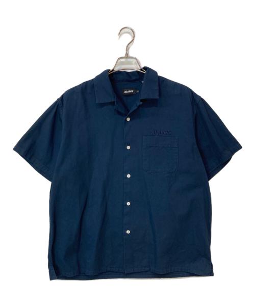 X-LARGE（エクストララージ）X-LARGE (エクストララージ) 半袖シャツ ネイビー サイズ:Lの古着・服飾アイテム