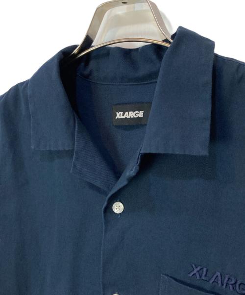 X-LARGE（エクストララージ）X-LARGE (エクストララージ) 半袖シャツ ネイビー サイズ:Lの古着・服飾アイテム