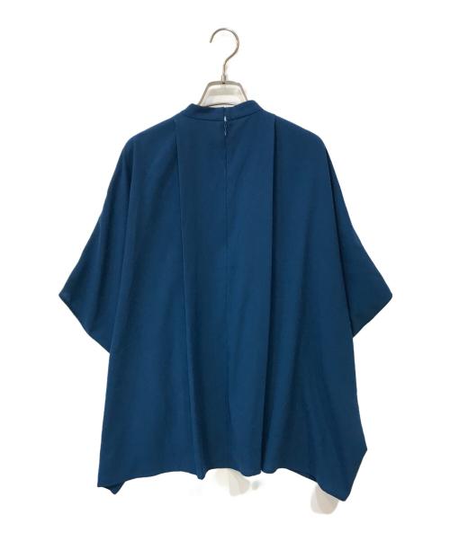 ENFOLD（エンフォルド）ENFOLD (エンフォルド) HEXAGON PULLOVER ブルー サイズ:38の古着・服飾アイテム