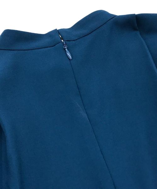 ENFOLD（エンフォルド）ENFOLD (エンフォルド) HEXAGON PULLOVER ブルー サイズ:38の古着・服飾アイテム