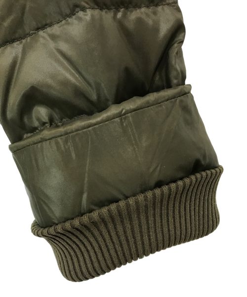 DIESEL（ディーゼル）DIESEL (ディーゼル) デニムコンビジップダウンジャケット グリーン サイズ:XSの古着・服飾アイテム