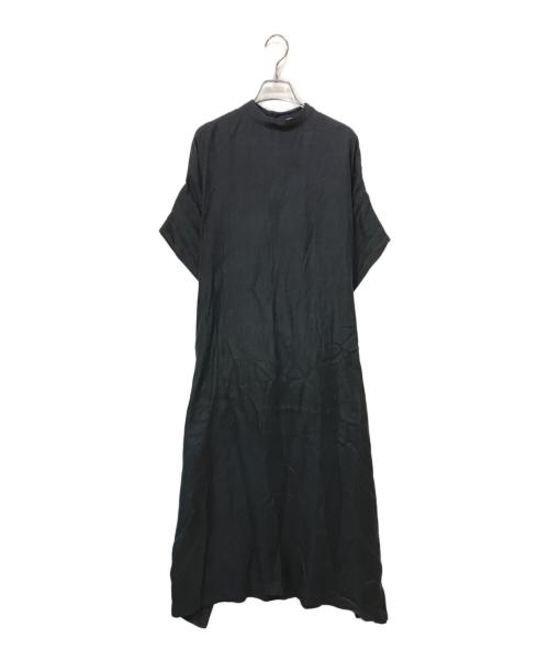HYKE（ハイク）HYKE (ハイク) LINEN DRESS チャコールグレー サイズ:1の古着・服飾アイテム