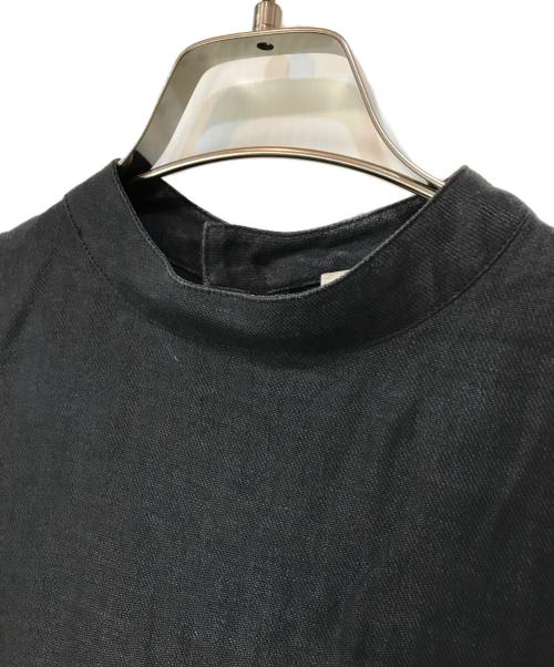 HYKE（ハイク）HYKE (ハイク) LINEN DRESS チャコールグレー サイズ:1の古着・服飾アイテム