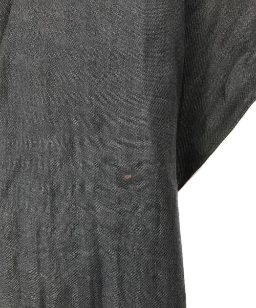 HYKE（ハイク）HYKE (ハイク) LINEN DRESS チャコールグレー サイズ:1の古着・服飾アイテム