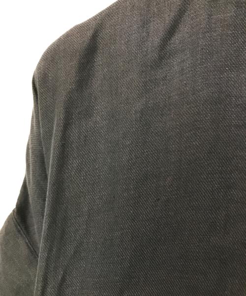 HYKE（ハイク）HYKE (ハイク) LINEN DRESS チャコールグレー サイズ:1の古着・服飾アイテム
