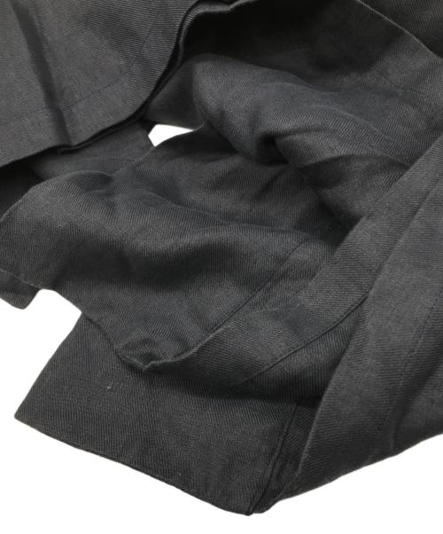 HYKE（ハイク）HYKE (ハイク) LINEN DRESS チャコールグレー サイズ:1の古着・服飾アイテム