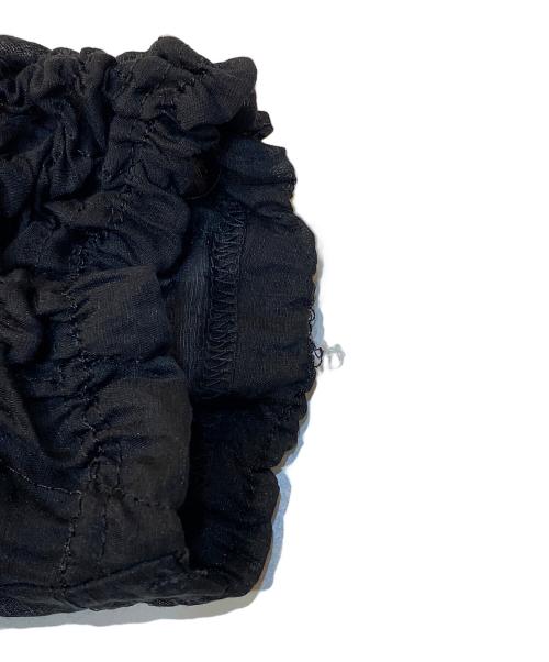 HeRIN.CYE（ヘリンドットサイ）HeRIN.CYE (ヘリンドットサイ) Square shirring tops ブラック サイズ:FREEの古着・服飾アイテム