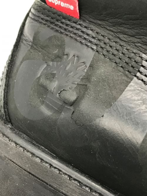 Timberland（ティンバーランド）Timberland (ティンバーランド) SUPREME (シュプリーム) 20AW Big Logo 6-inch Premium Boo ブーツ ブラック サイズ:9.5Mの古着・服飾アイテム