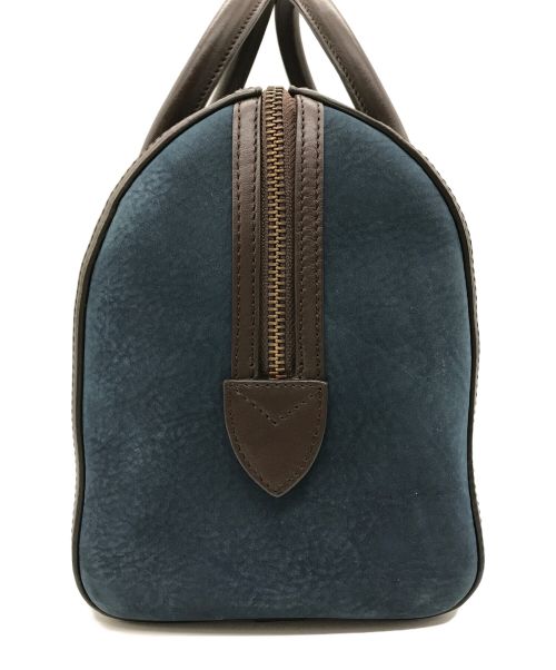 J&M DAVIDSON（ジェイ＆エム デヴィッドソン）J&M DAVIDSON (ジェイ＆エム デヴィッドソン) BIP ヌバッグ ハンドバッグ ブルー×ブラウン サイズ:-の古着・服飾アイテム