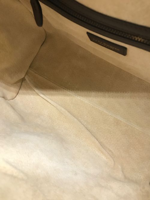 J&M DAVIDSON（ジェイ＆エム デヴィッドソン）J&M DAVIDSON (ジェイ＆エム デヴィッドソン) BIP ヌバッグ ハンドバッグ ブルー×ブラウン サイズ:-の古着・服飾アイテム