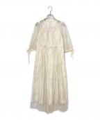 Mystradaマイストラーダ）の古着「ジンジャーエンブロイダリーワンピース」｜アイボリー