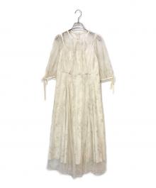 Mystrada（マイストラーダ）の古着「ジンジャーエンブロイダリーワンピース」｜アイボリー