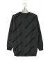 BALENCIAGA (バレンシアガ) ALLOVER LOGO CREW NECK KNIT グレー サイズ:XS：43000円