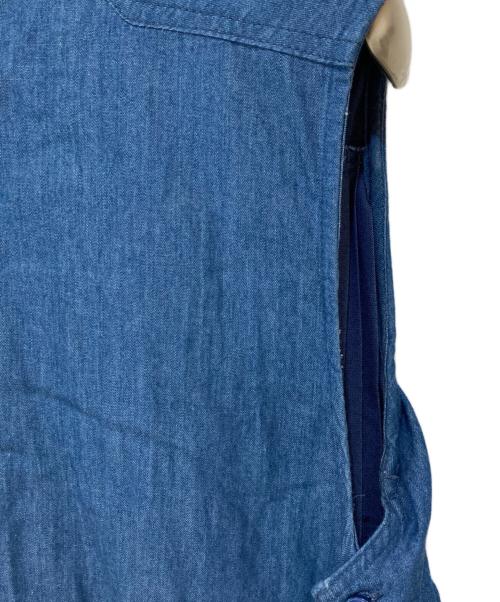 ear PAPILLONNER（イアパピヨネ）ear PAPILLONNER (イアパピヨネ) ノースリーブワンピース ブルー サイズ:Fの古着・服飾アイテム