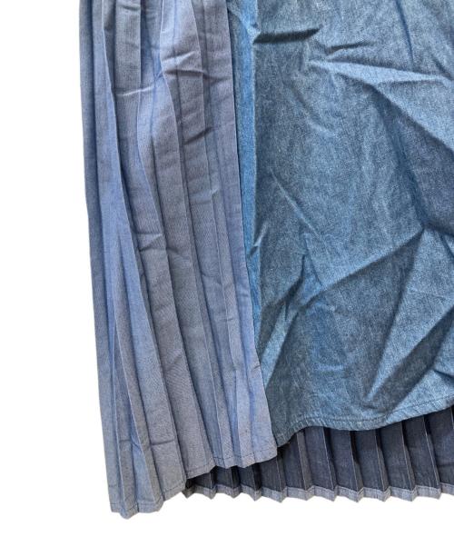 ear PAPILLONNER（イアパピヨネ）ear PAPILLONNER (イアパピヨネ) ノースリーブワンピース ブルー サイズ:Fの古着・服飾アイテム