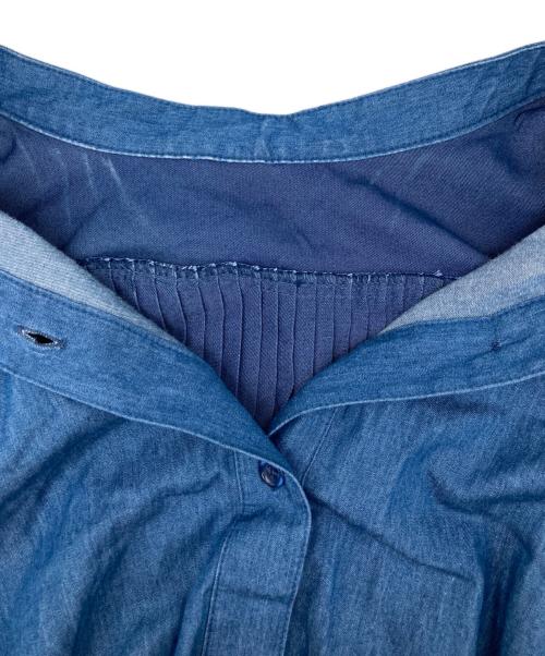 ear PAPILLONNER（イアパピヨネ）ear PAPILLONNER (イアパピヨネ) ノースリーブワンピース ブルー サイズ:Fの古着・服飾アイテム