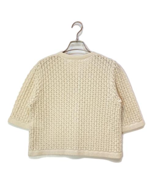 SLOW（スロウ）SLOW (スロウ) レーシー カーディガン アイボリー サイズ:32の古着・服飾アイテム