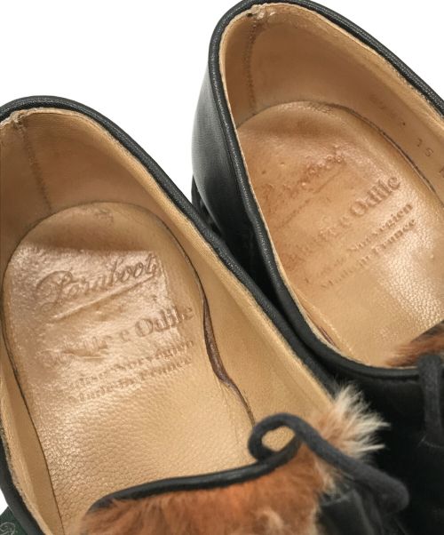 PARABOOT（パラブーツ）PARABOOT (パラブーツ) UNITED ARROWS (ユナイテッドアローズ) Paraboot Michael LAPIN シューズ ブラック×ブラウン サイズ:5の古着・服飾アイテム
