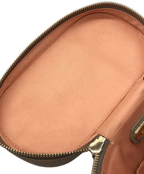 DIANA（ダイアナ）DIANA (ダイアナ) キルティング エコファー バニティ ミニ ショルダーバッグ ホワイト×グレー サイズ:-の古着・服飾アイテム