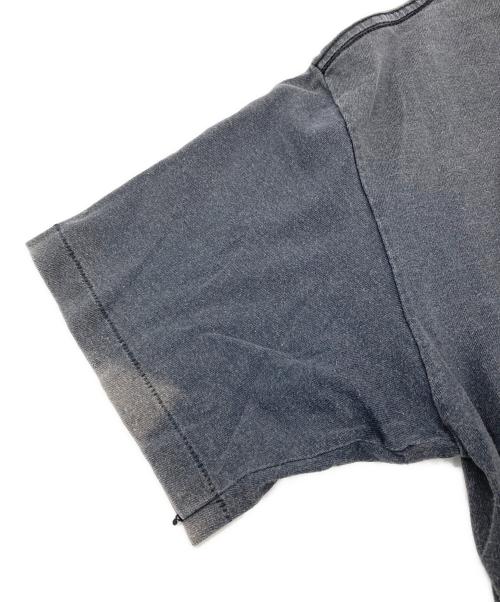 ANDAZIA（アンダジア）ANDAZIA (アンダジア) 90’sカメレオン プリントTシャツ イエロー×ブラック サイズ:Mの古着・服飾アイテム