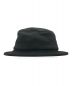 SUPREME (シュプリーム) Harris Tweed (ハリスツイード) 21FW Classic Logo Crusher バケットハット ブラック サイズ:SMALL/MEDIUM：6000円