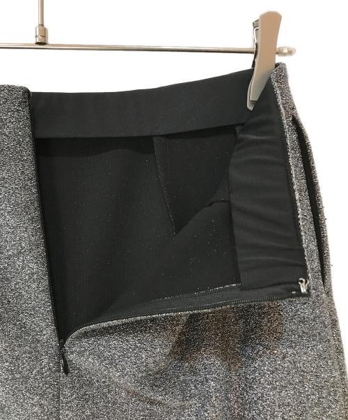 heliopole（エリオポール）heliopole (エリオポール) GLITTER JERSEY TIGHT SKIRT シルバー サイズ:-の古着・服飾アイテム