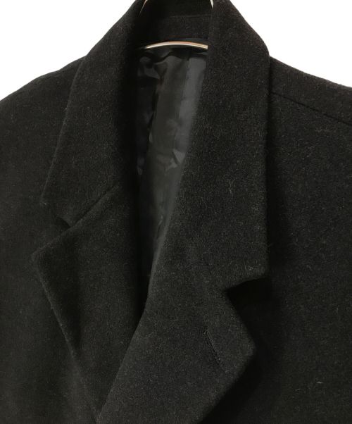 YOHJI YAMAMOTO（ヨウジヤマモト）YOHJI YAMAMOTO (ヨウジヤマモト) D'URBAN (ダーバン) A.A.R (アール) チェスターコート ブラック サイズ:Mの古着・服飾アイテム
