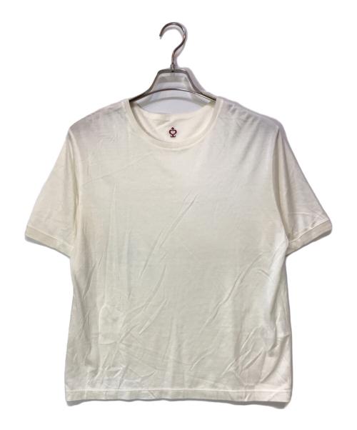 SIDE SLOPE（サイドスロープ）SIDE SLOPE (サイドスロープ) EX. SILK TEE ホワイト サイズ:1の古着・服飾アイテム