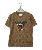 COACH×DISNEYコーチ×ディズニー）の古着「シグネチャーTシャツ」｜ブラウン