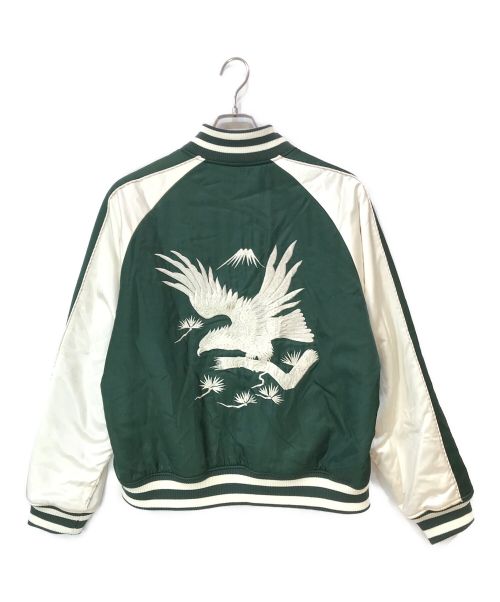 URU（ウル）URU (ウル) COTTON RAYON A - SKA JUMPER TYPE A スカジャン  グリーン サイズ:2の古着・服飾アイテム