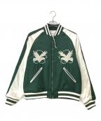 URUウル）の古着「COTTON RAYON A - SKA JUMPER TYPE A スカジャン 」｜グリーン