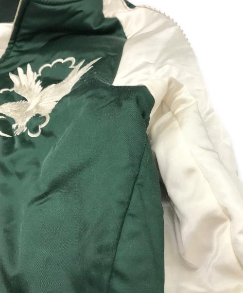 URU（ウル）URU (ウル) COTTON RAYON A - SKA JUMPER TYPE A スカジャン  グリーン サイズ:2の古着・服飾アイテム