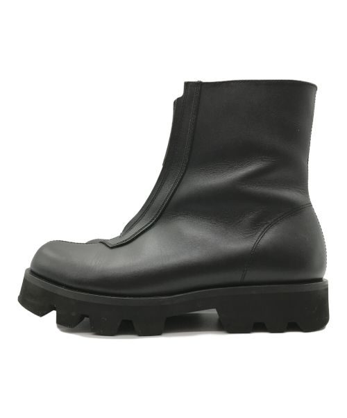 PADRONE（パドローネ）PADRONE (パドローネ) CENTER ZIP BOOTS with Chunky Sole ブラック サイズ:42の古着・服飾アイテム