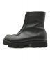 PADRONE (パドローネ) CENTER ZIP BOOTS with Chunky Sole ブラック サイズ:42：11000円